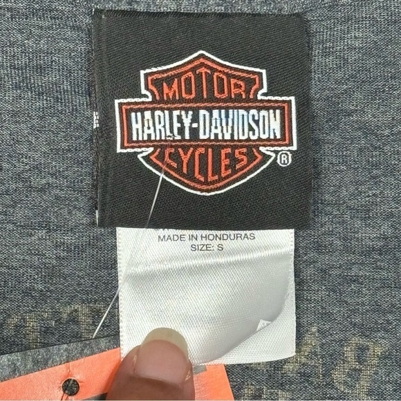 Harley Davidson moisture Wicking V Neck women’s small 179 - Picture 3 of 6